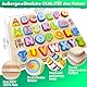 QUOKKA Jouets DE 1 2 3 Ans - Jeux De Puzzle Montessori En Bois Épais Pour Enfants À Partir De 4 Ans - Jouets Cadeaux Pour Enfants Pour Filles Et Garçons - Jeux Éducatifs - Animaux Formes