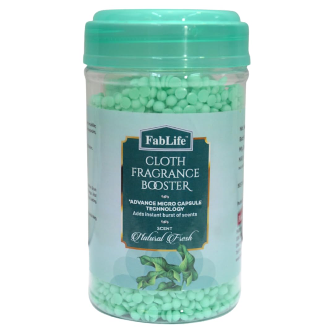 FABLIFE CLOTH FRAGRANCE BOOSTER FOR LONG LASTING FRESH FRAGRANCE (NATURAL FRESH GREEN 300 GMS)