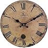 16 inch silent vintage wall clock for living roomretro non ticking wall clock decorative for farmhouse kitchenwood clocks with big roman numerals for bedroom home country decor  urban country home decor