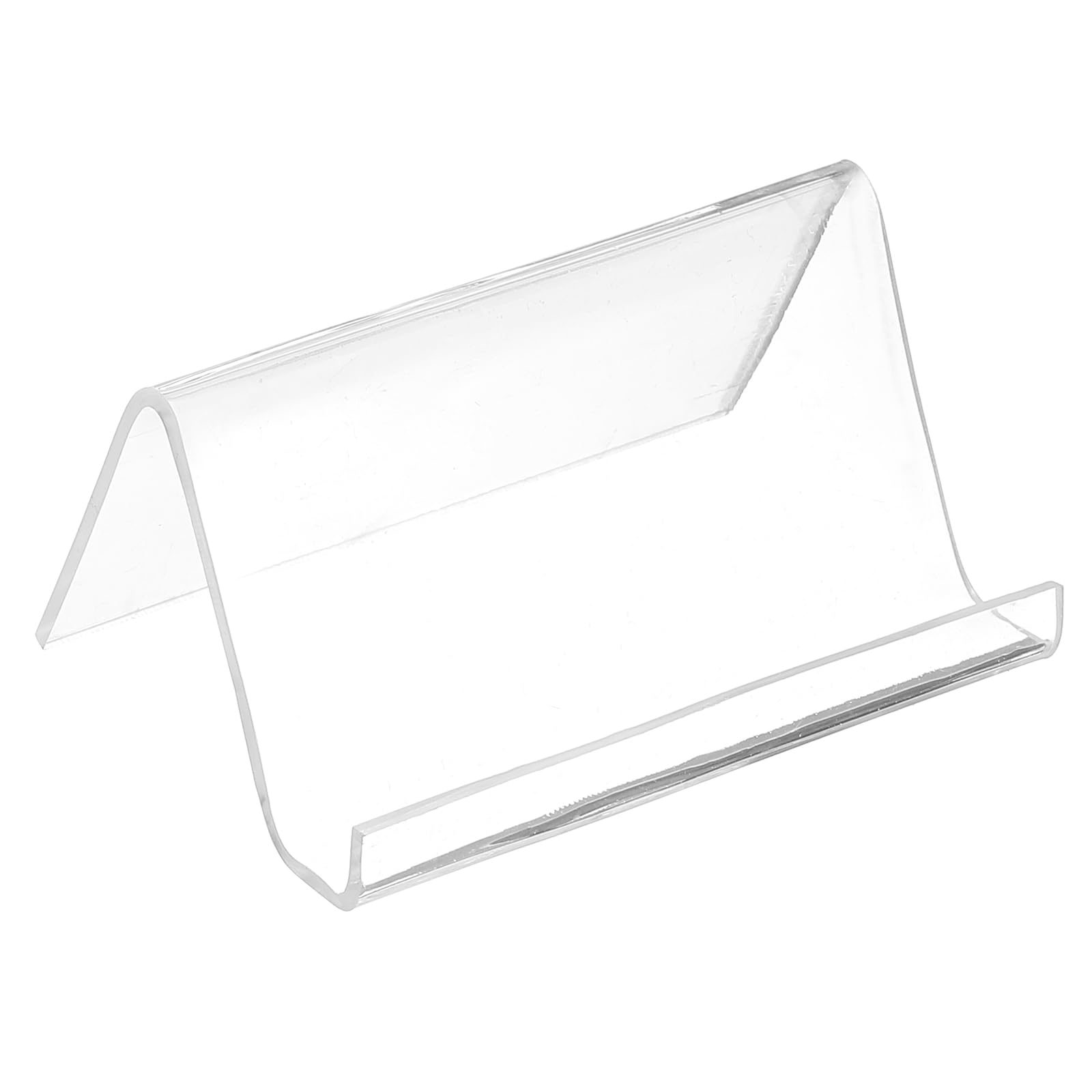 PATIKIL Business Card Holder for Desk Acrylic Business Card Holders Shine Card Stand Organizer Cards Display for Office Exhibition Clear