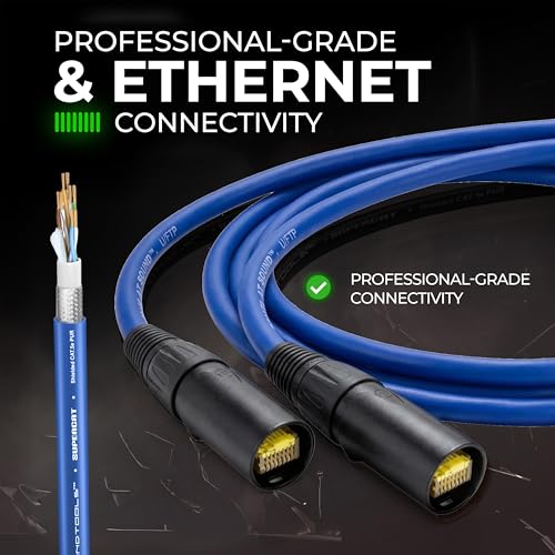 Cable Ethernet Shielded CAT5e Sound Tools 50ft RJ45 miniatura 4