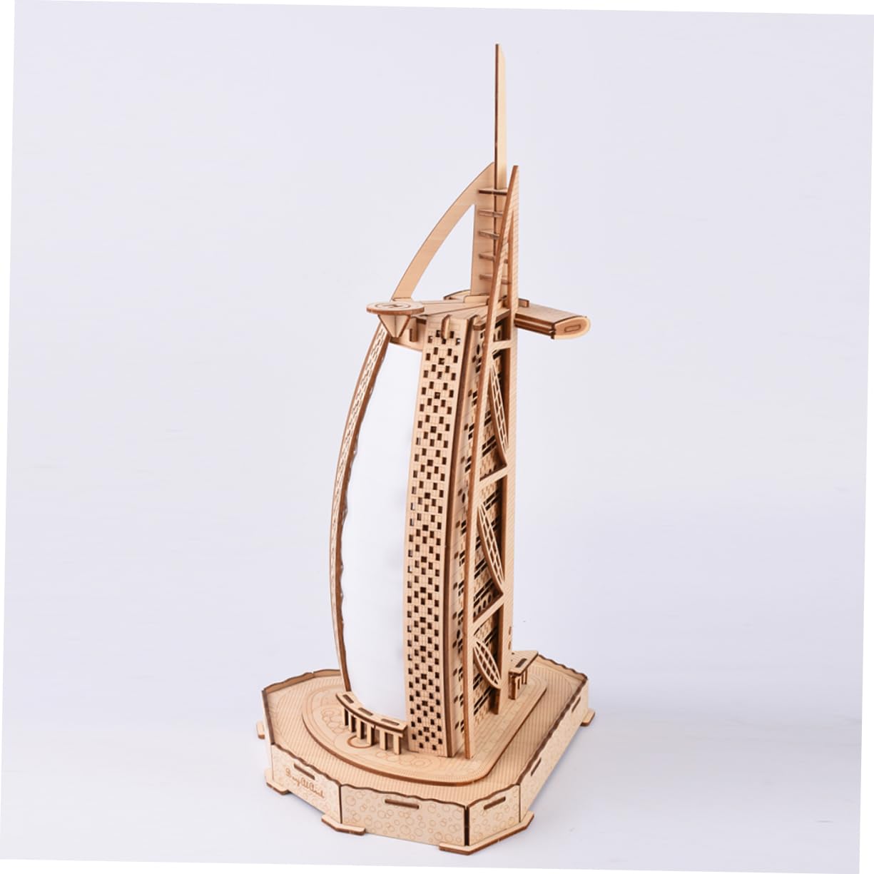 Puzzle 3d in Legno per Ragazzo Ragazza, Hotel Fai da Te Khaki