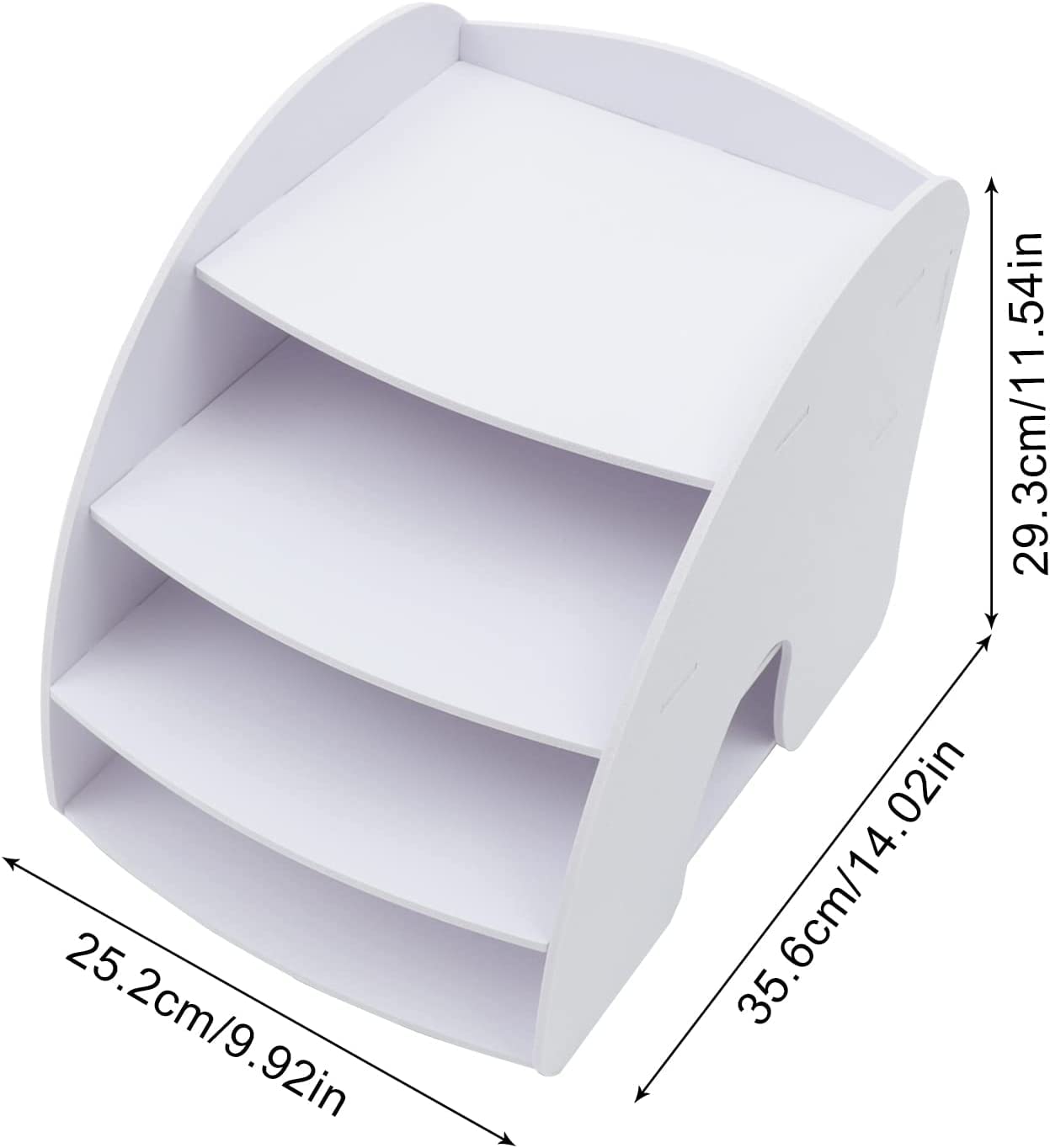 4 -warstwowe biurko organizator wielofunkcyjne dostawy biurowe A4 Dokument Organizator Organizator System magazynowy zasilacze kasowe dla dokumentów książki.