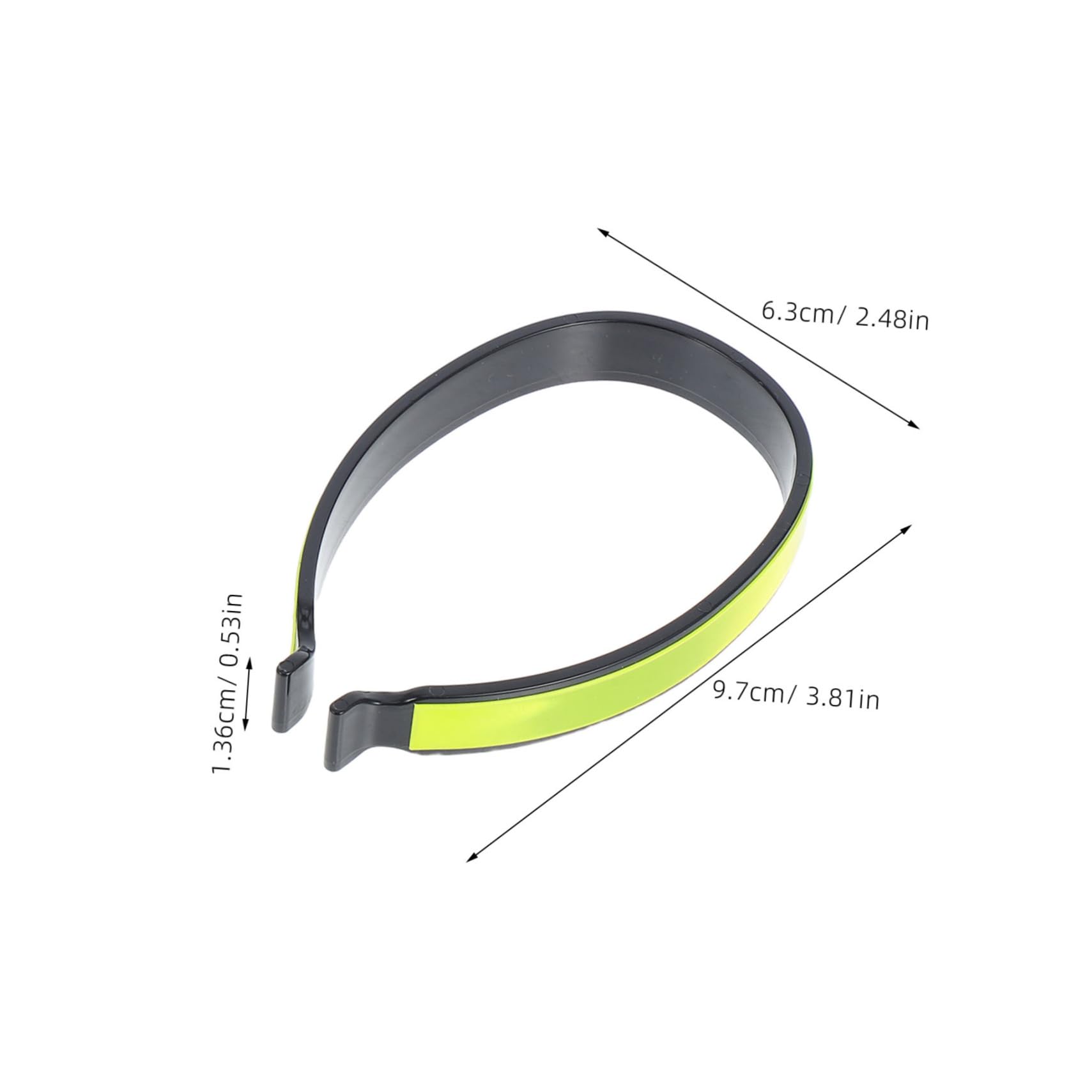 JUMPLAWN 4pcs High Visibility Cycling Trouser Clips Reflective Ankle Bands for Road Mountain Bike Accessories Wrap for Outdoor Riding Fishing Commuting