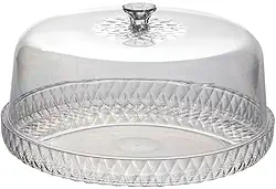 Boleira Transparente Com Tampa - Baixa Sem Pé