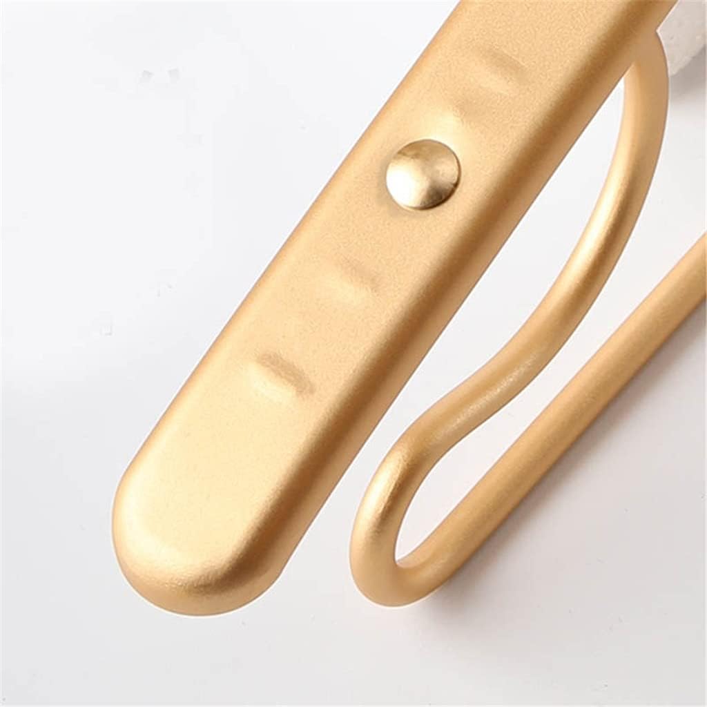 10pcs Metal Clothing Hanger Aluminum Alloy Non-Slip Thicken Winter Coat Hanging Rack Home Space Saver Storage Clothes Hangers(White-Fruit peach5)