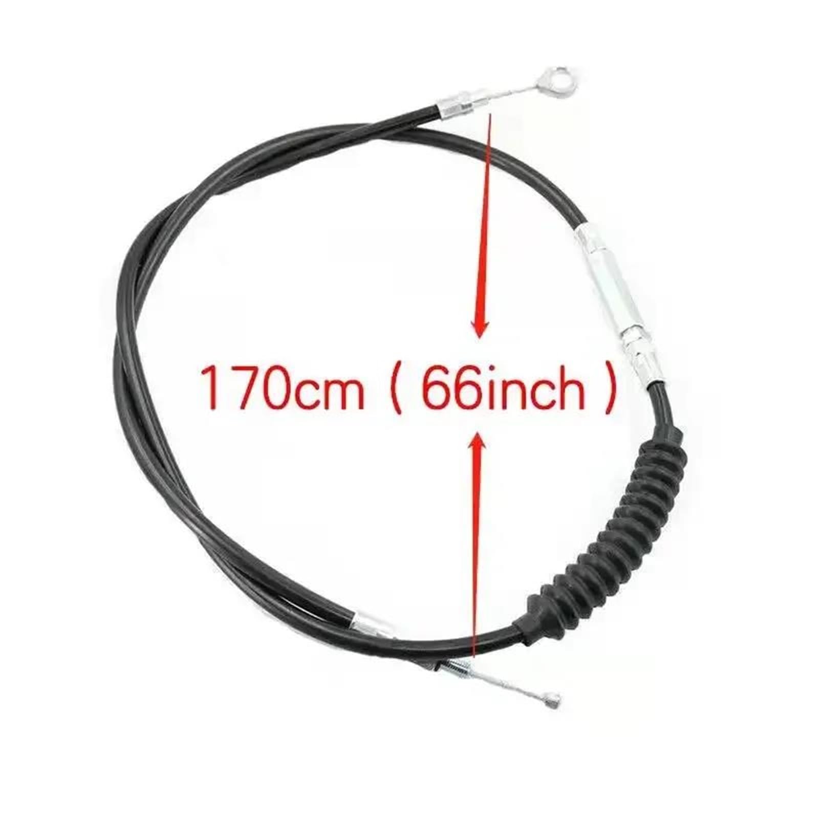 Câble d'embrayage pour Harley pour Sportster XL883, Iron 1200N, X48 72V, XL1200T, XL1200C, 2004-2023 Câble d'embrayage Moto 62" 66"(170CM)