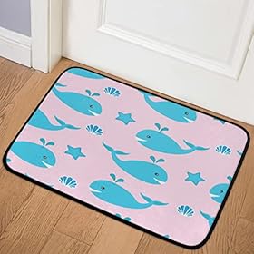 Door Mat Durable Absorbent Door Mats Indoor Whale Ocean Welcome Mats Outdoor Doormats Non-Slip Entryway Rug for Home… 51Z+MvsavEL. SS280
