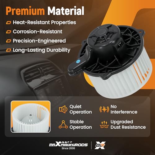 Image of maXpeedingrods HVAC Heater Blower Motor with Fan 700222 for Hyundai Elantra 2007-2010, Equus 2011-2013, Genesis 2009-2014, Santa Fe 2007-2009, Veracruz 2007-2012# PM9372 971144H000 F00S33F012