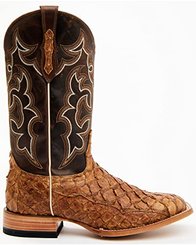Cody James Men's Exotic Pirarucu Skin Western Boot Broad Square Toe - Bbme-1192