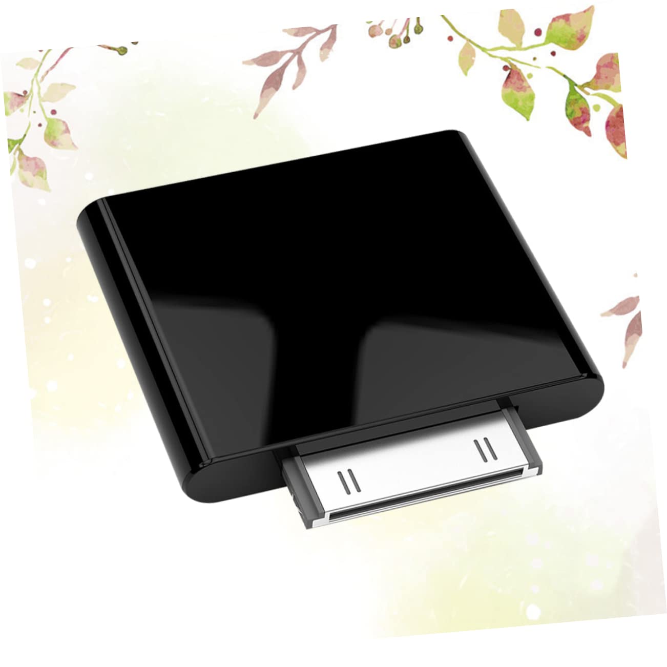 STOBOK Drahtloser Aux-Transmitter -Sender Drahtloser Lautsprecheradapter Kompatibel mit iPhone Computer-sprachbox-Transmitter für Zuhause und Auto Schwarz