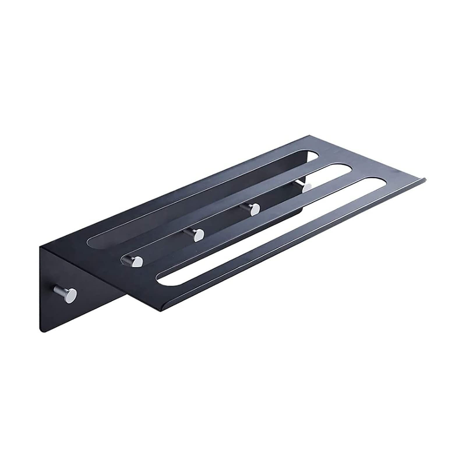 Cintre tour noir porte-serviettes pour stopper les fixations qui glissent