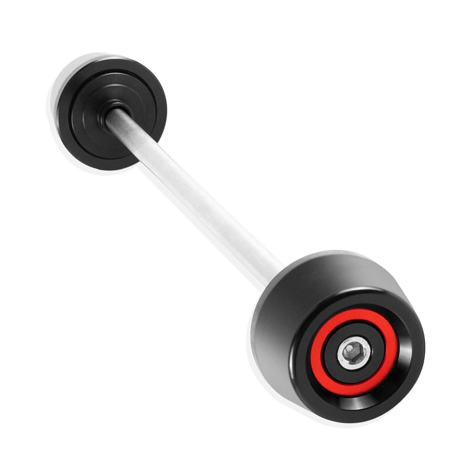 ZHAUPMCB Frame Sliders Fit For Ducati Multistrada 1100 1200 1200S 1260 Scrambler 1100 Motorcycle Front Axle Crash Pads Slider Crash Pads(Black Red Black)