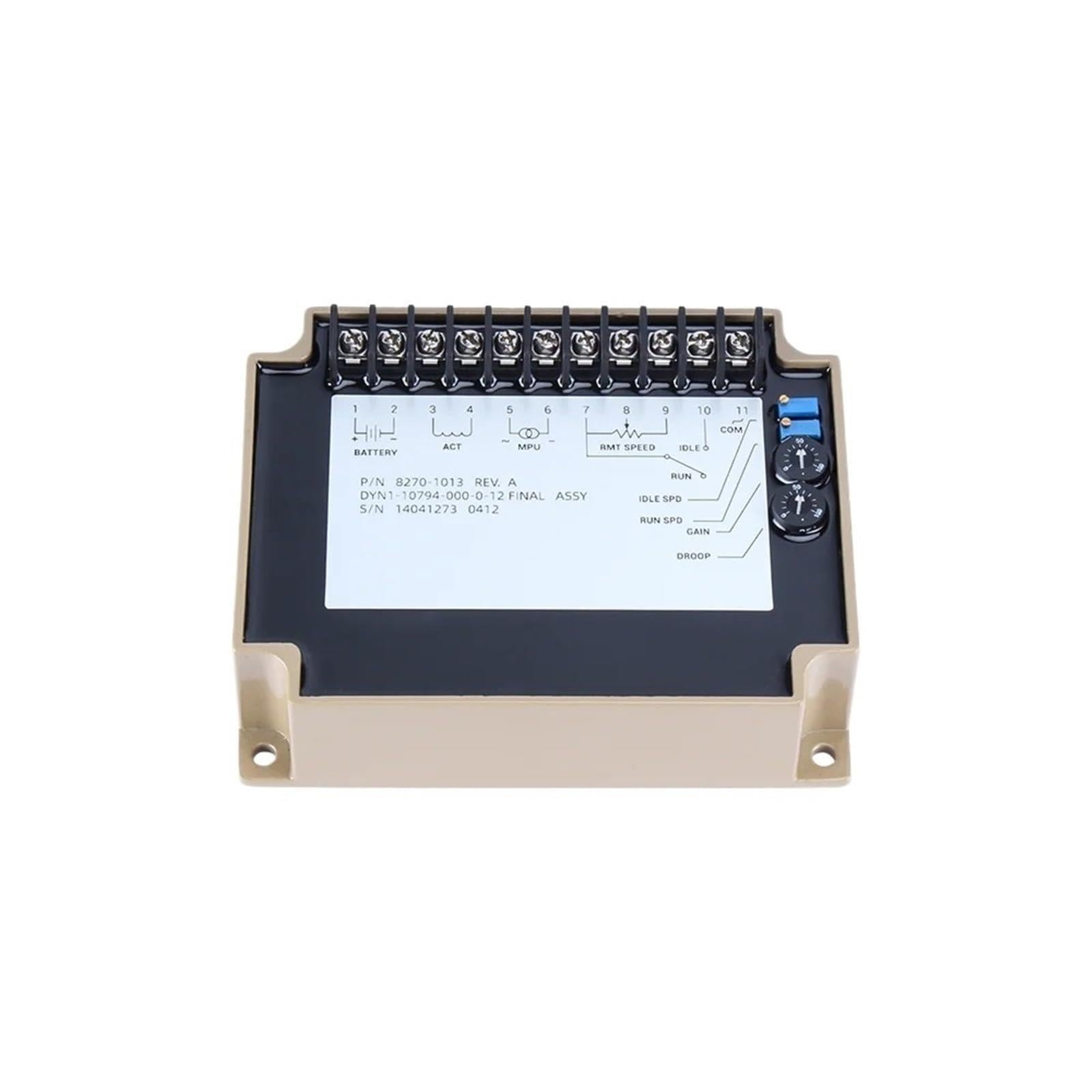 Geschwindigkeitsregler 8270-1013 DYN1-10794-000-0-12 2990-01-456-6659 Modul 1