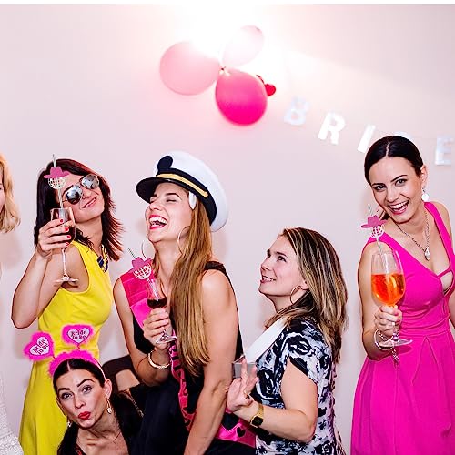 50 pitillos de papel disco con decoración rosa miniatura 6
