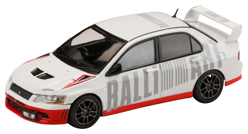Amazon | HJ64 1/64 三菱ランサーエボリューション 7 GSR RALLIART スコーティアホワイト 完成品 | ミニカー ...
