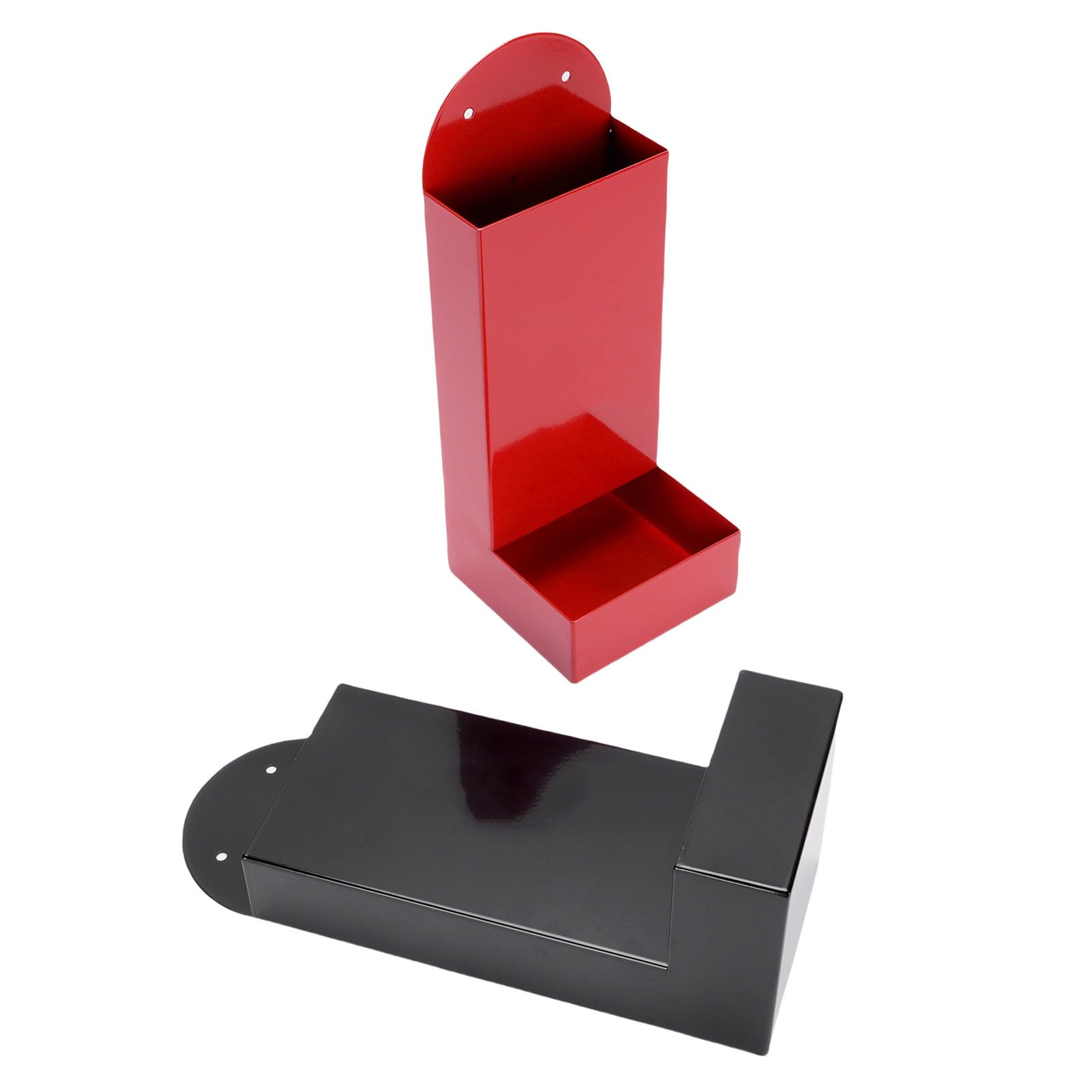 Set di mangiatoie per pollame, design robusto in acciaio al carbonio, con erogazione semi chiusa, per pollaio, 2 pezzi