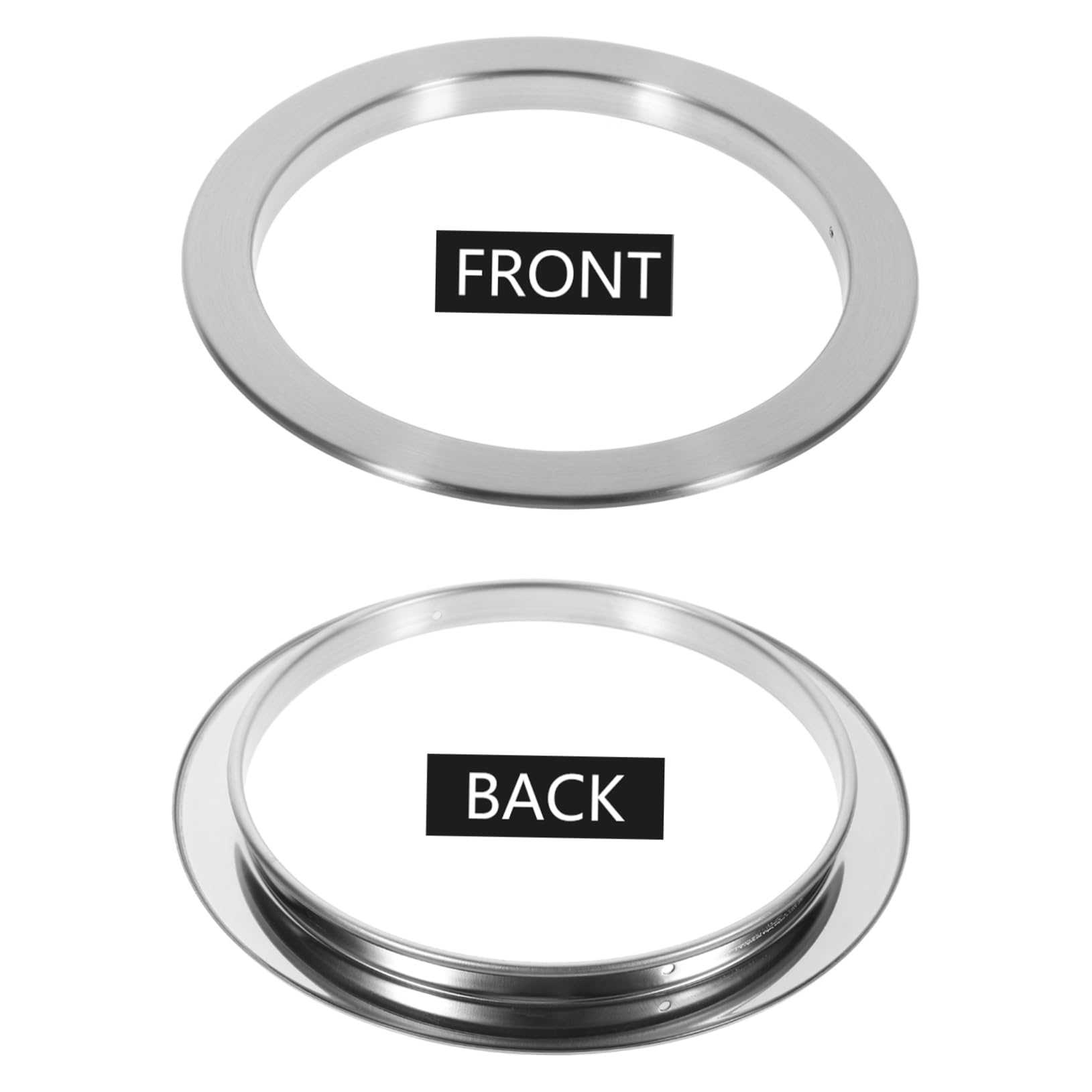 Hohopeti Kitchen Garbage Can Lid Metal Trash Chute Grommet for Counter Quick Install Safe for Hands