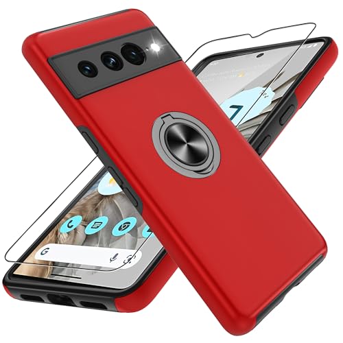 Coque pour Pixel 7 Pro antichoc rouge rigide anti-rayure