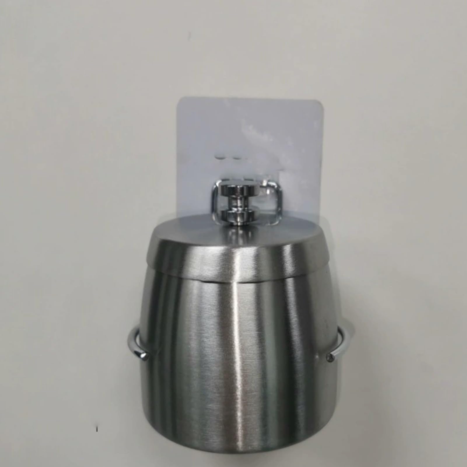 Posacenere da parete con copertura antivento, in acciaio inox di tipo diviso, per interni ed esterni, sicuro per casa e ristorazione