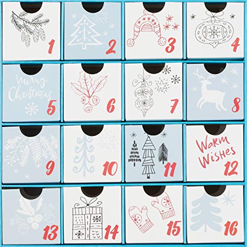 51Z+QwsIWnL Relaxdays Calendrier de l'Avent DIY 24 boites vides Cubes à remplir soi-même Noël, enfant adulte