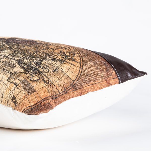 Déko And CO Coussin Velours Perlé (Chocolat, 30x50