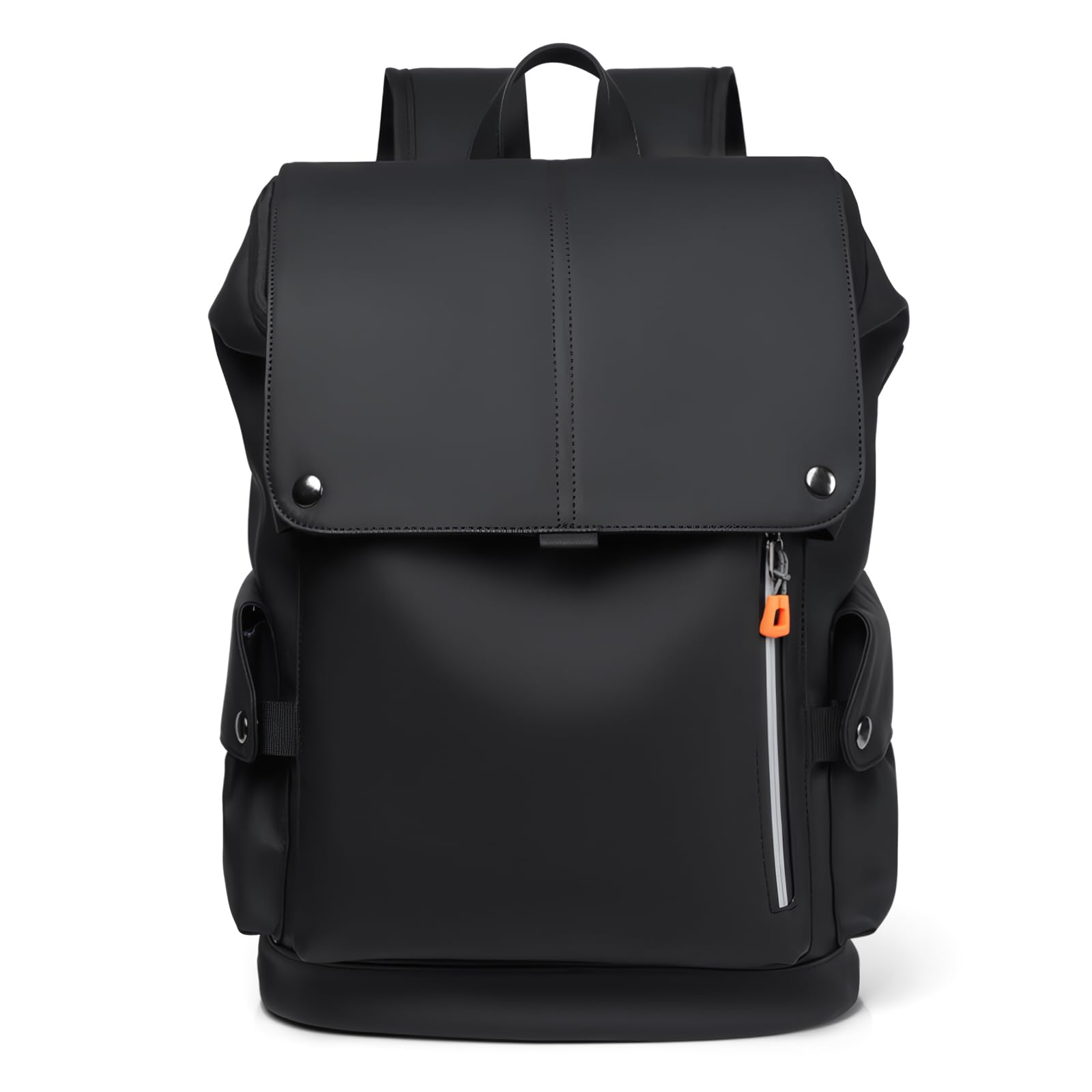 Sonarin Men's Black Laptop Backpack ,Waterproof Business Backpack 15.6 Inch Computer Bag Travel Rucksack Work Backpack Casual Daypack With Usb Charging Port For Wo(Black)