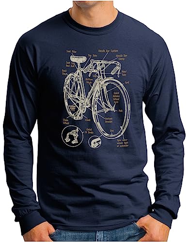 T-shirt de vélo manches longues homme parfait pour rouler à l'automne et rester au chaud
