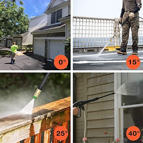 Powryte Electric Pressure Washer, Brass Foam Cannon, 4 Different Pressure Tips, Power Washer, 4200 Psi 2.6 Gpm #TOP3