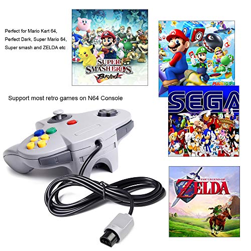 image for KIWITATA Classic N64 Controller,Retro Wired Game Pad Controller Joysti