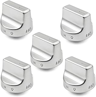 W11239985 Control Knob Fit for Whirlpool Gas Ranges, Stove Knobs Replace 4845290 AP6333411 PS12578779 EAP12578779, Pack of 5