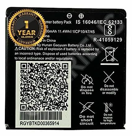 Image of Original ZT-GY974745 Battery for Lyf Jio Wiifi Dongle JMR815 Wireless Router Battery with 1 Year warrenty****(P00205)