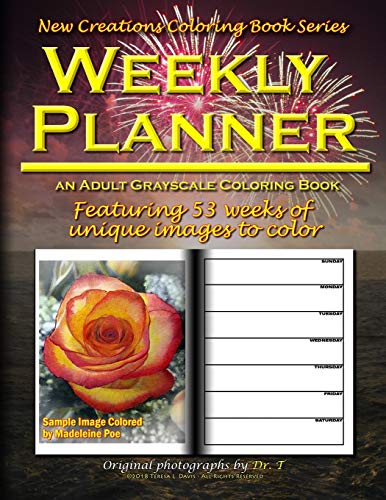 New Creations Coloring Book Series: Weekly Planner