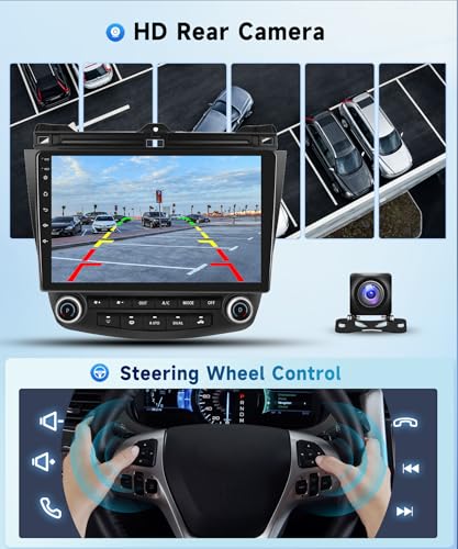Image of Podofo 2G+64G Android 15 Car Radio Stereo for Honda Accord 2003-2007
