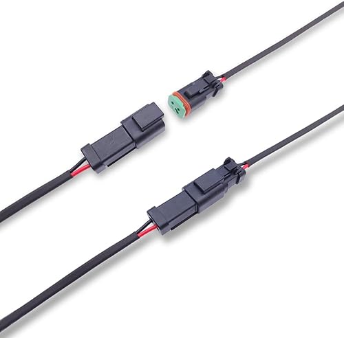 Miniatura 6 de BAR AUTOTECH Deutsch DT Series 2 pines macho hembra arnés de cableado adaptadores de repuesto adecuados para barra de luz LED LED lámpara de trabajo