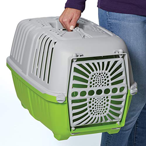 Midwest Homes For Pets Spree Travel Pet Carrier, Green | Hard-Sided Pet Kennel Ideal For Toy Dog Breeds, Small Cats & Small Animals | Dog Carrier Measures 19.1L X 12.5 W X 13H - Inches #TOP2