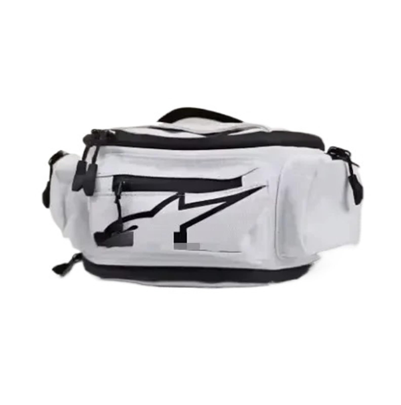 Bolsa Pierna Moto Riñonera Impermeable for Motocicleta, for Hombre y Mujer, Ideal for Carreras de Motos, for la Pierna, for Montar en Moto(White)