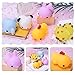 LEEHUR 5Pcs Advanced Mochi Squishy Toys Animal Party Favors Prizes Squishies Squeeze Kawaii Funny Soft Stress and Anxiety Relief ADHD ADD for Kids Adults Relief School Prizes