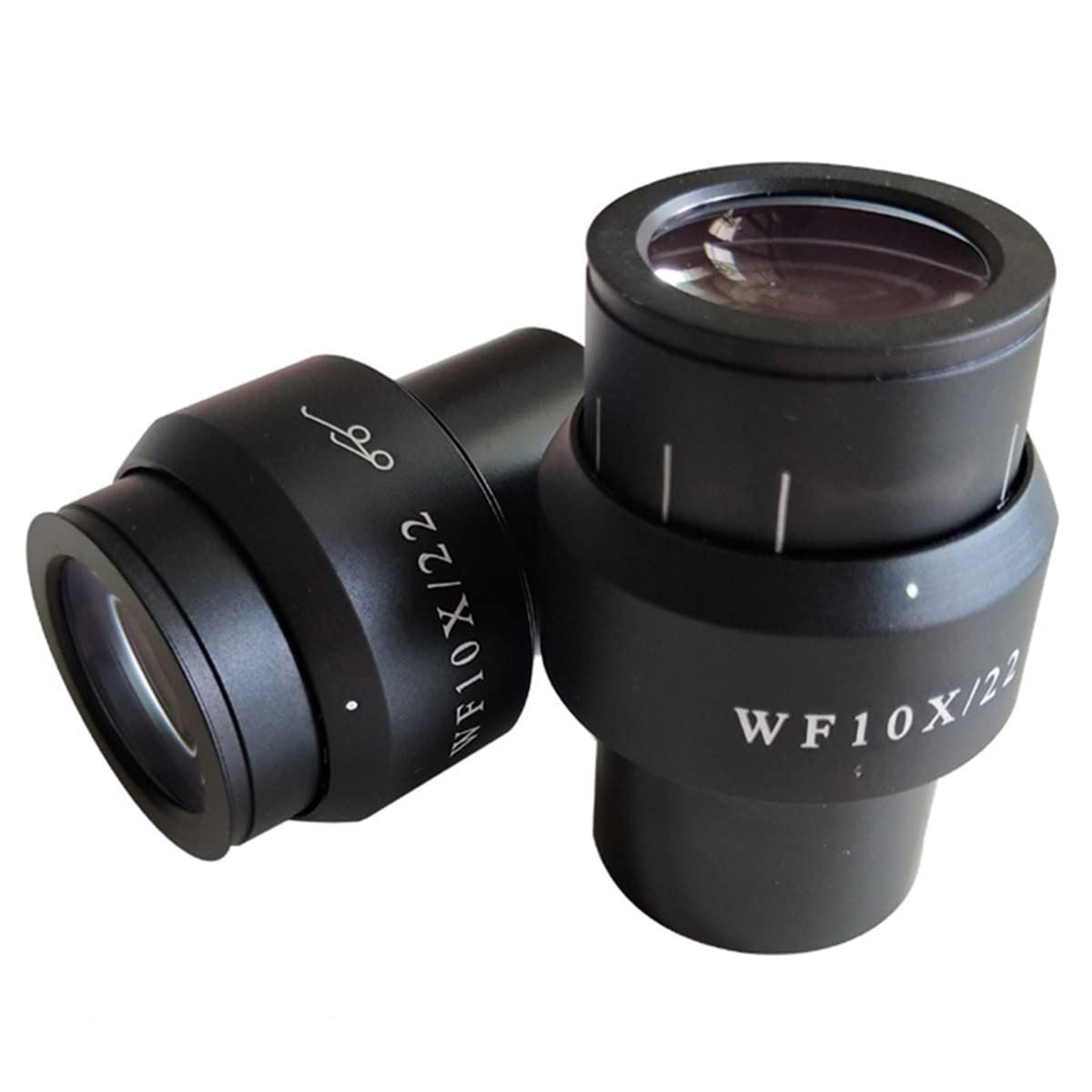 ZTBH Kit d'accessoires pour microsc Wf10x 2 Lentille d'oculaire Grand Angle de 2 mm 23mm 24mm, Microscope stéréo de 30 mm Lames de Microscope (Color : 1pc wf10x 24mm)