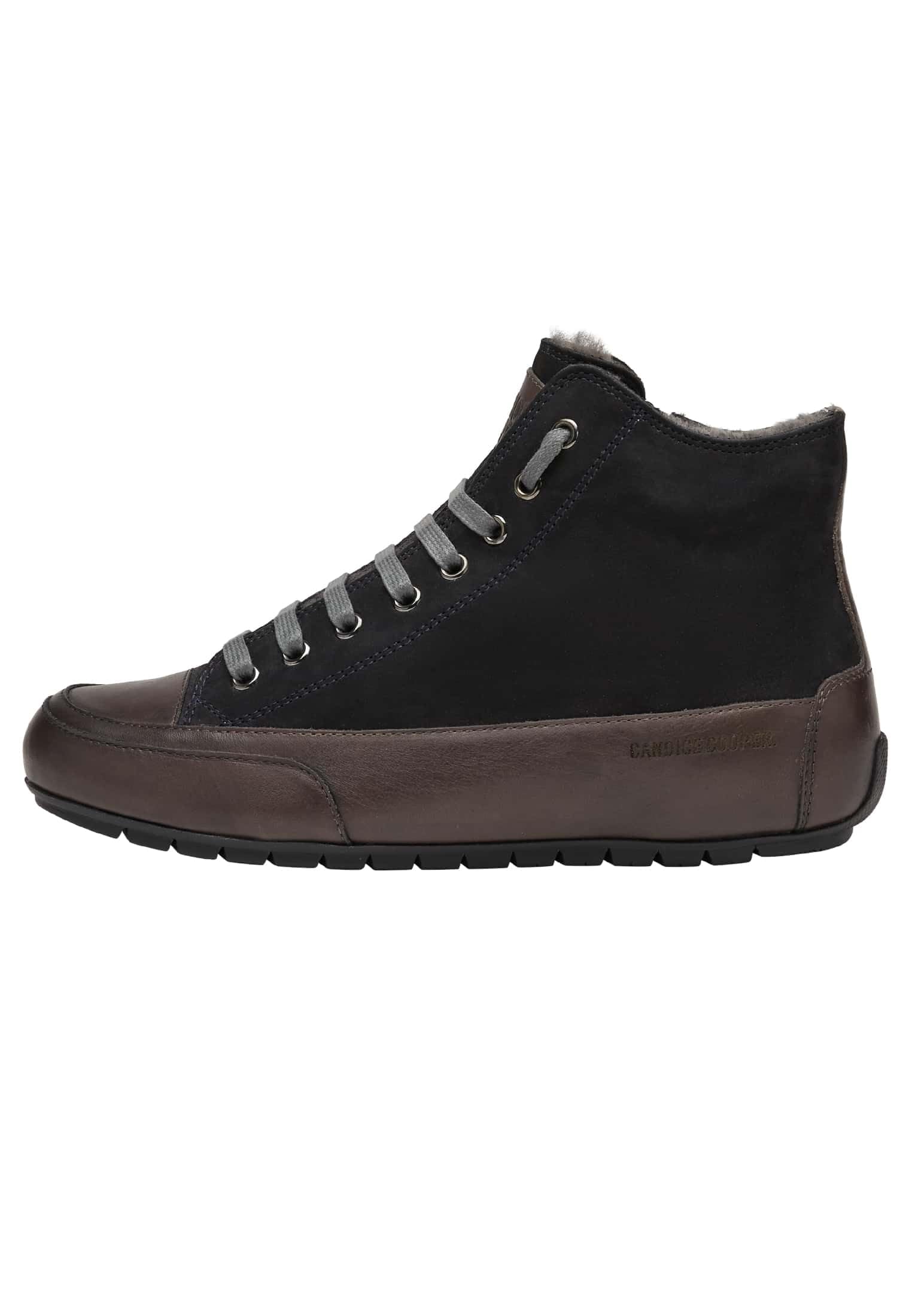 Candice Cooper Herren Fell-Sneaker Anthrazit