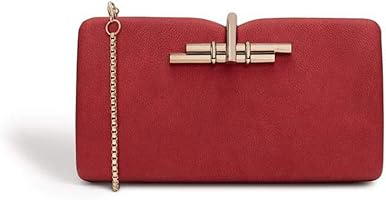 Amazon red clutch bags Clearance