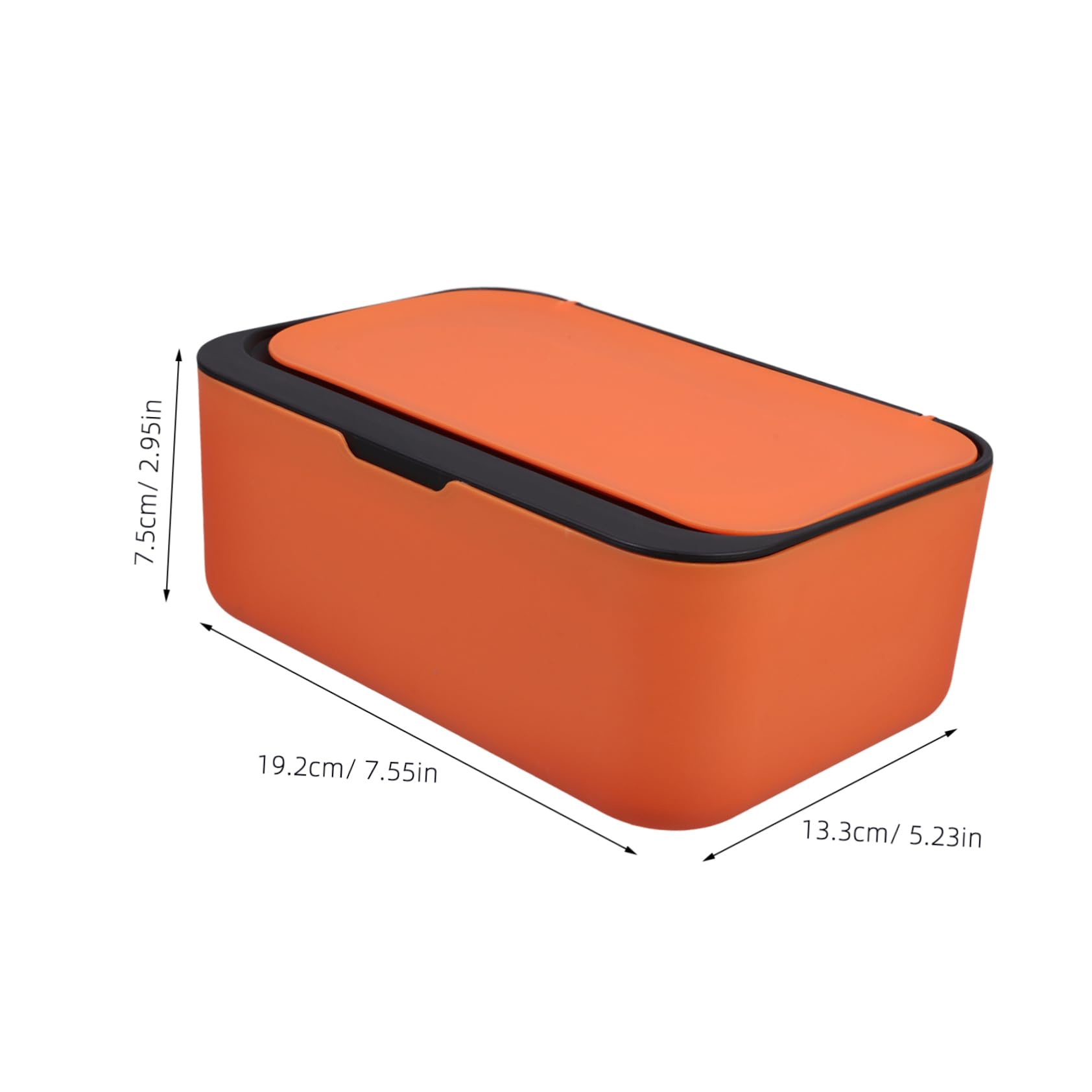 HOODANCOS Portable Wipes Dispenser for Adults Compact Tissue Box Holder for Travel Napkin Organizer Lightweight Practical Case