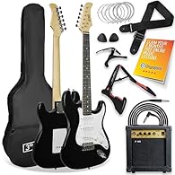 ULTIMATE ELECTRIC GUITAR BUNDLE – Get everything you need in this ultimate electric guitar pack by 3rd Avenue. Alongside the guitar you get a lightweight carry bag for transport and storage, picks for strumming, strap, whammy bar, spare strings, stan...