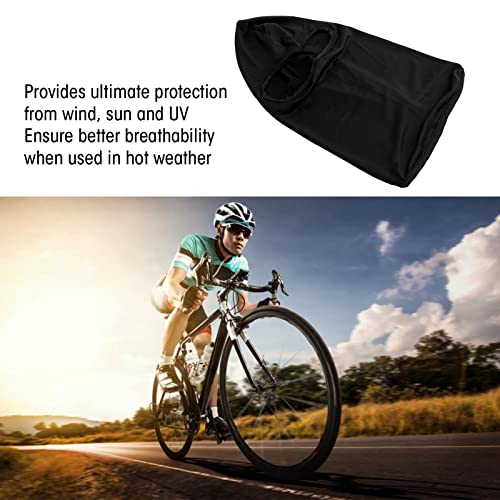 Pasamontaña para esquí y ciclismo, cubierta térmica para cabeza y cuello, resistente al viento y UV, para hombres, color negro miniatura 2