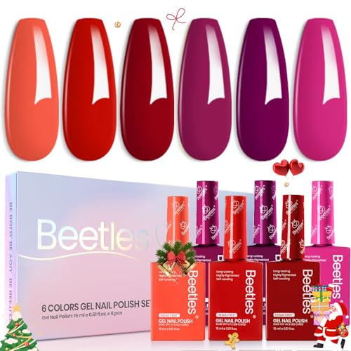 Set de esmaltes gel Beetles 6 colores 15 ml sin HEMA miniatura 6