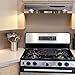 Aspect Peel and Stick Backsplash 3in x 6in Brushed Champagne Short Grain Metal Tile for Kitchen and Bathrooms (8-Pack)