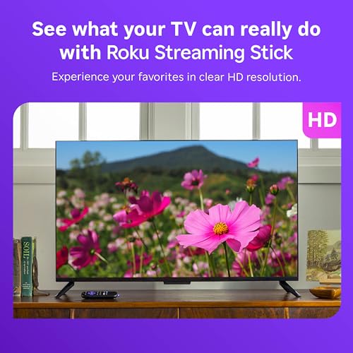 Image of Roku Streaming Stick 2025 HD Streaming Device with Voice Remote & Roku Indoor Camera 1080p HD Security Camera with Night Vision Bundle