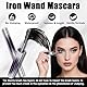 2 Pcs Metal Mascara, Curling Voluming Eyelash Mascara Schwarz, Non-Clumping Flake Proof MetalMascara, Schnell Trocknend und Wischfest, Verlängern und Schwingen für Natürlich Schöne Wimpern