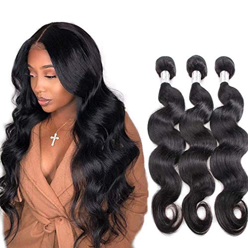 Body Wave Human Hair Bundles Hair Extensions Brazillian Curly Human Hair Weave Original Brazilian Hair Human Hair Virgin Extensions 18 20 22 Inch