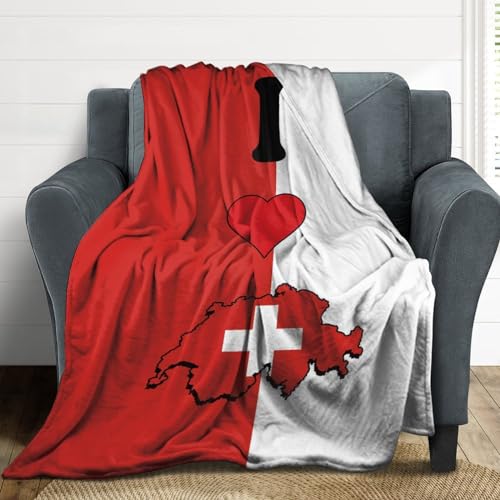 Couverture Suisse en flanelle de 178x203 cm jeté de lit chaud - 7